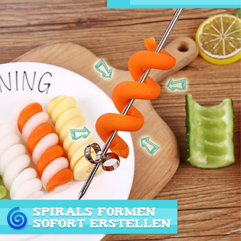 Gemüsefrucht-Spiralmesser
