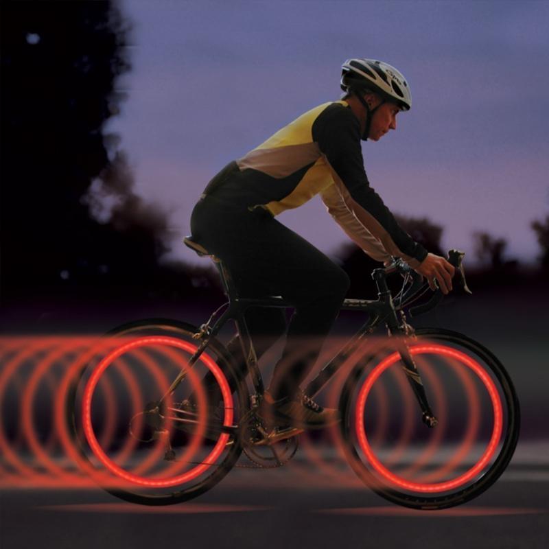 LED Ventilkappenlicht für Fahrrad und Auto, 2 Stücke