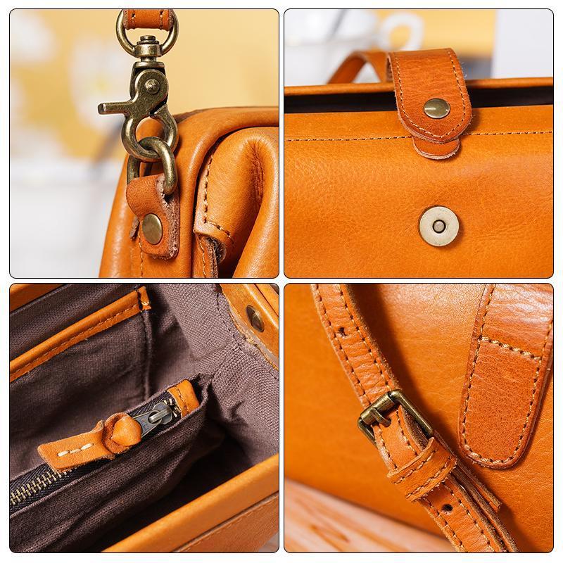 Vintage handgemachte Ledertasche