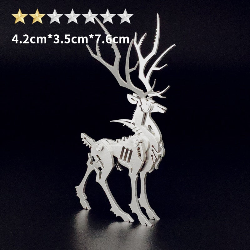 3D Metall Maschinen Zusammengebautes Spielzeug