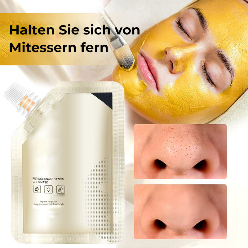 Retinol-Schlangengift-Goldmaske