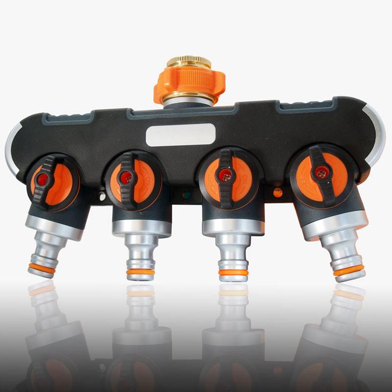 2/4 Wege Gartenschlauchverteiler