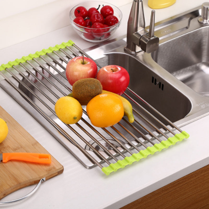 Faltbares Edelstahl Spüle Trockengestell