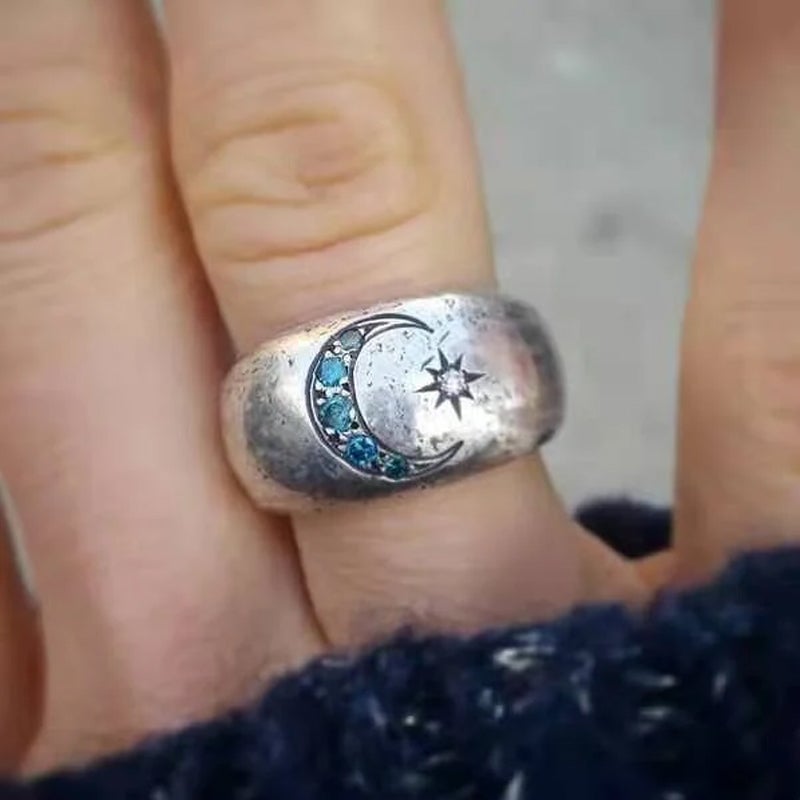 Vintage Silber Personalisierter Ring