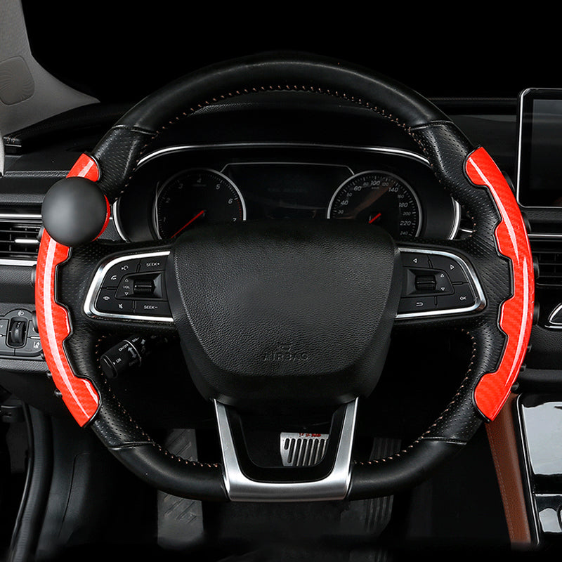 Rutschfeste Lenkradabdeckung aus Kohlefaser