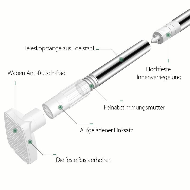 💥Teleskopkleidung Rod aus Edelstahl💥