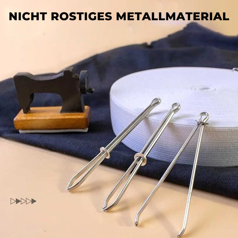 DIY Seilführung Elastische Nadel Nähdienstprogramm (2 Stück)