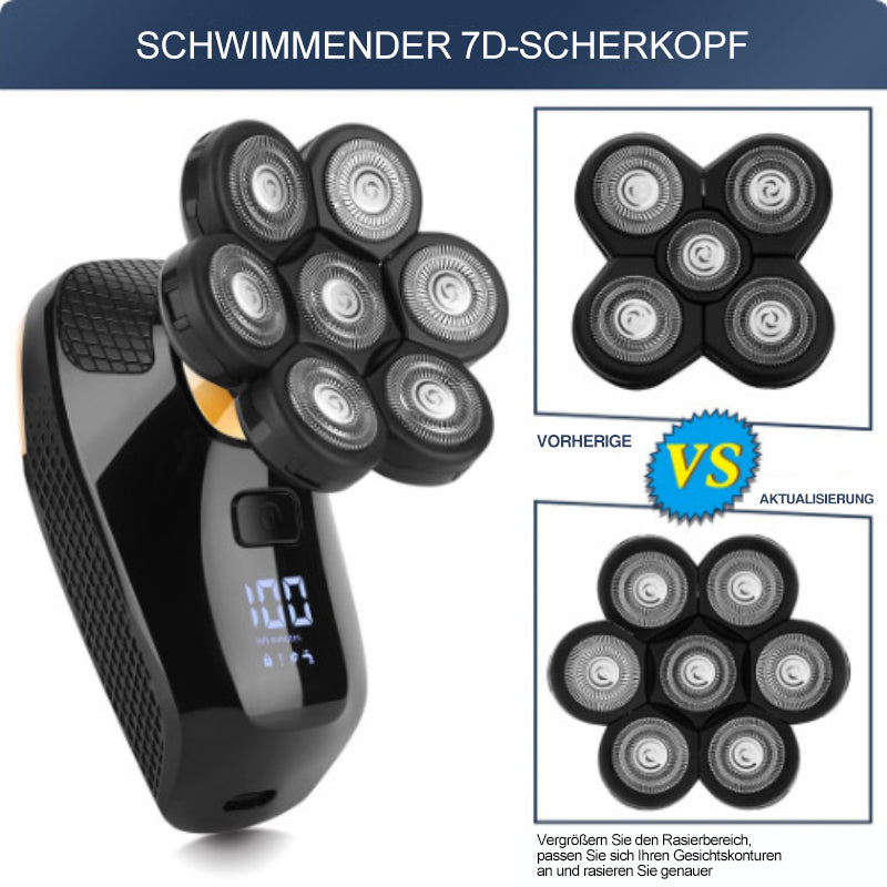 7D 5-in-1 verbesserter elektrischer Haarrasierer