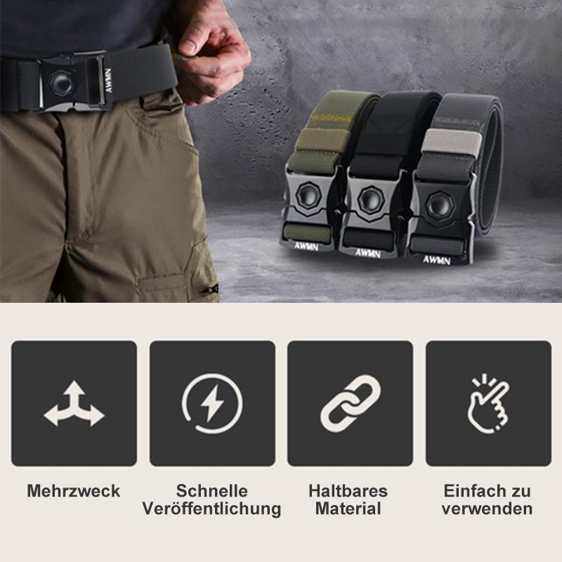 Taktischer Gürtel mit automatischer Schnalle