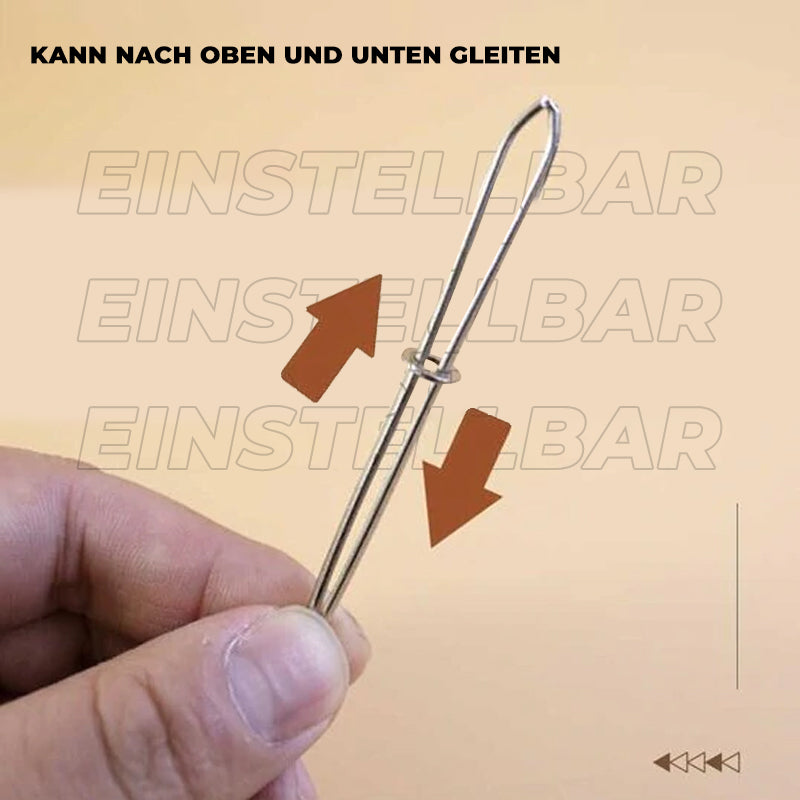 DIY Seilführung Elastische Nadel Nähdienstprogramm (2 Stück)