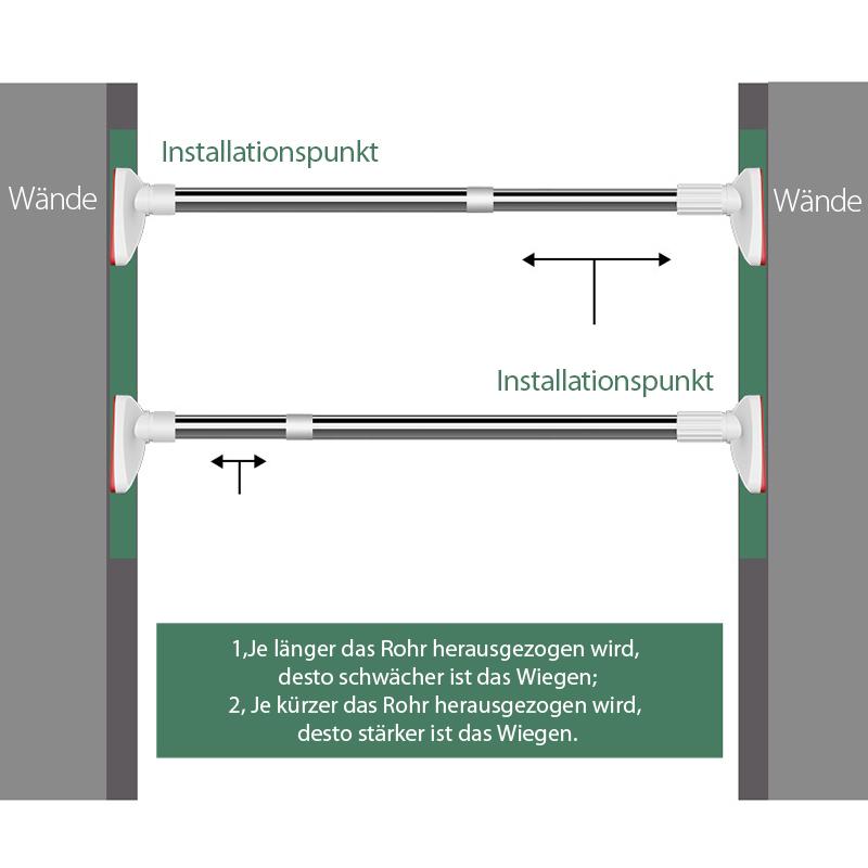 💥Teleskopkleidung Rod aus Edelstahl💥