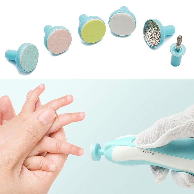 Elektrische Baby Nagelschneider Set mit LED-Licht Baby Nageltrimmer Elektrisch