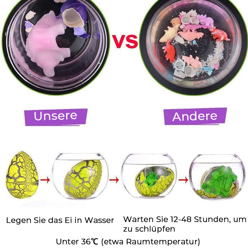 Osterzauber, der wachsende Dinosaurier-Eier ausbrütet