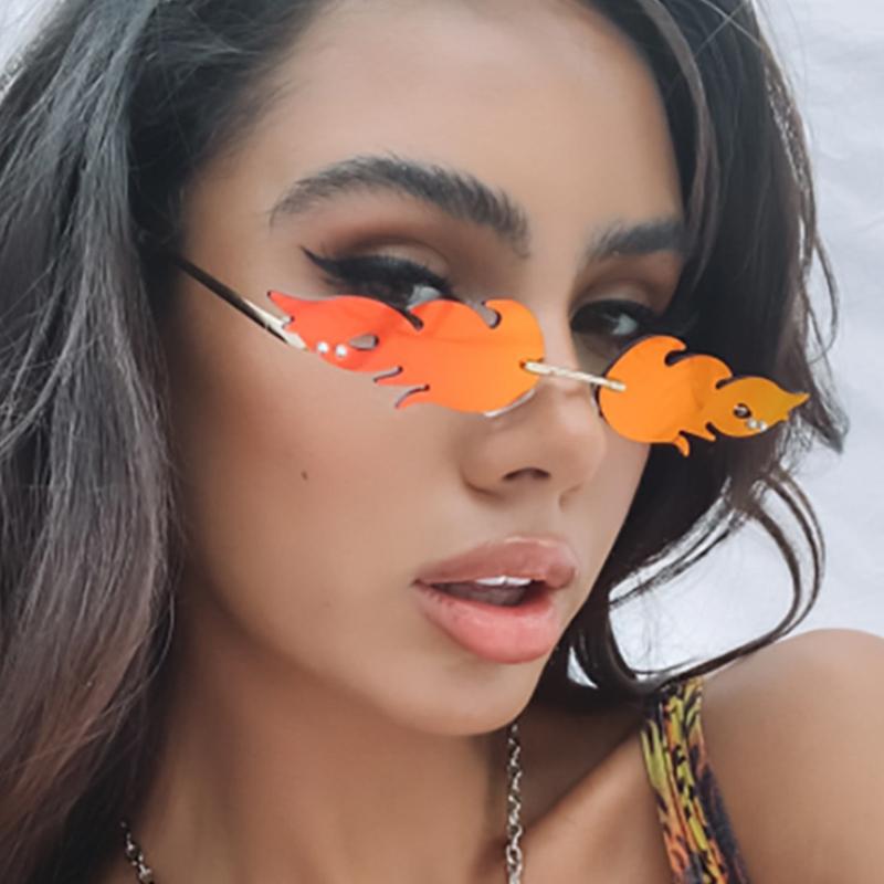 Rahmenlose Sonnenbrille