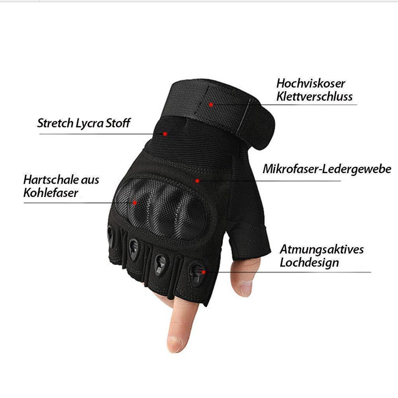 Taktische Handschuhe Fingerless Rutschfeste Halbe Fingerhandschuhe