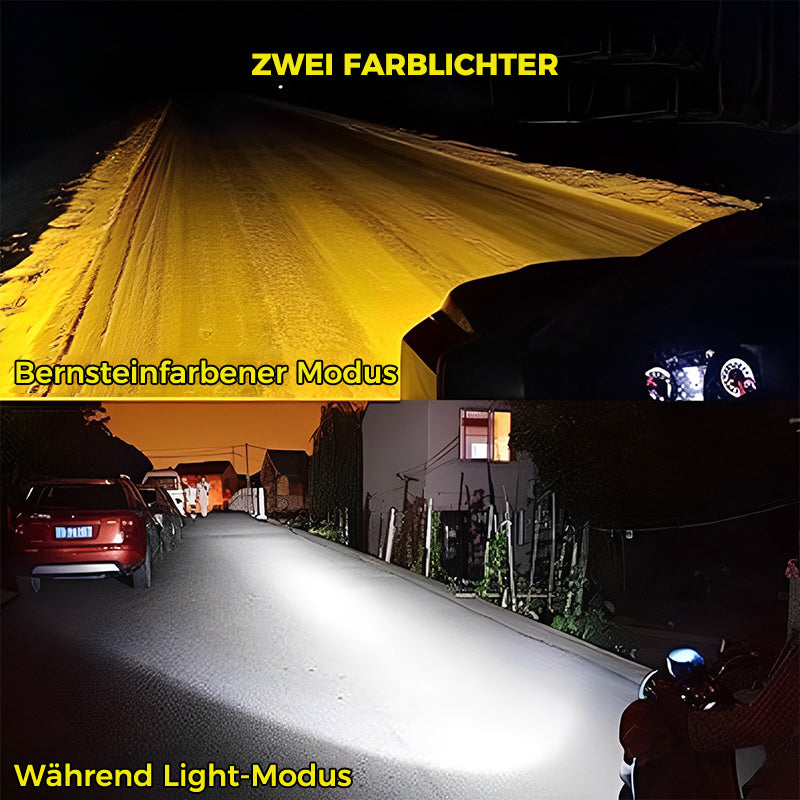 ✨Motorrad fahrende LED-Zusatzscheinwerfer✨