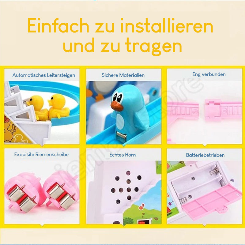 🌞Elektrische Enten Slide Track mit Licht und Musik🌞