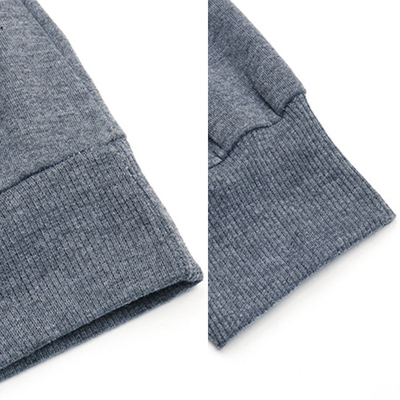 Kapuzen-Sweatshirt mit Knöpfen