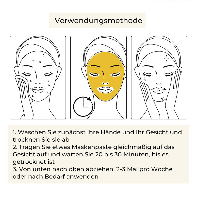 Retinol-Schlangengift-Goldmaske