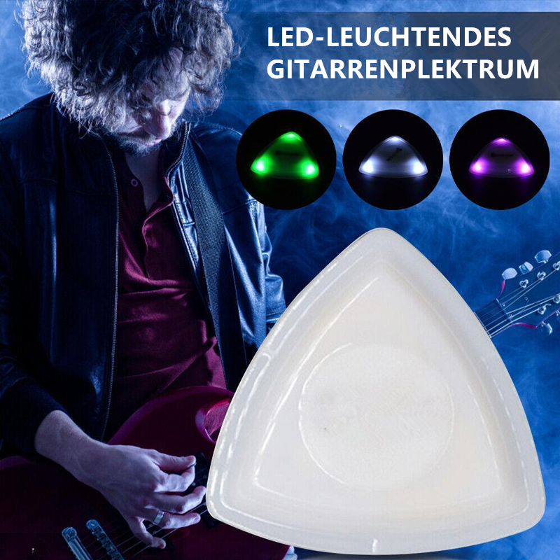 Leuchtendes Gitarrenplektrum