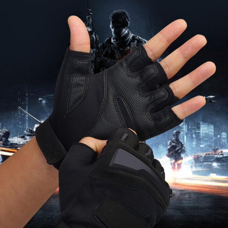Taktische Handschuhe Fingerless Rutschfeste Halbe Fingerhandschuhe