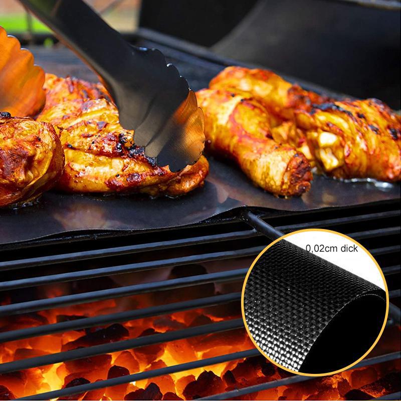 Antihaft BBQ Grillmatten mit Schneidebox