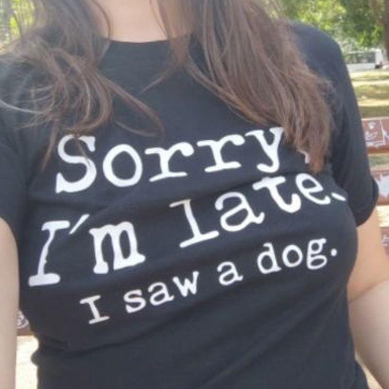Lässiges T-Shirt Mit Rundhalsausschnitt