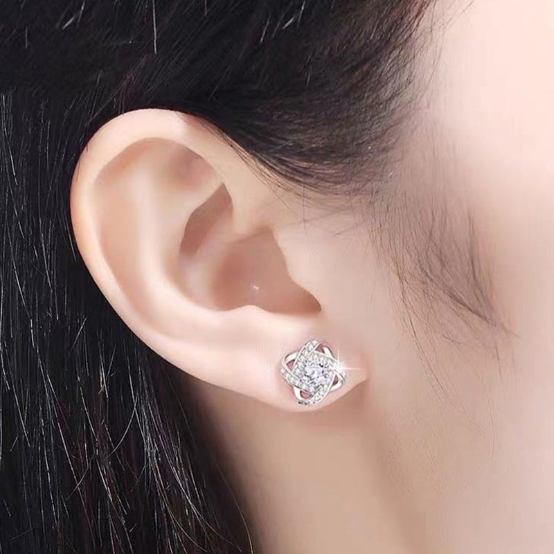 Luxuriöse Diamantohrringe