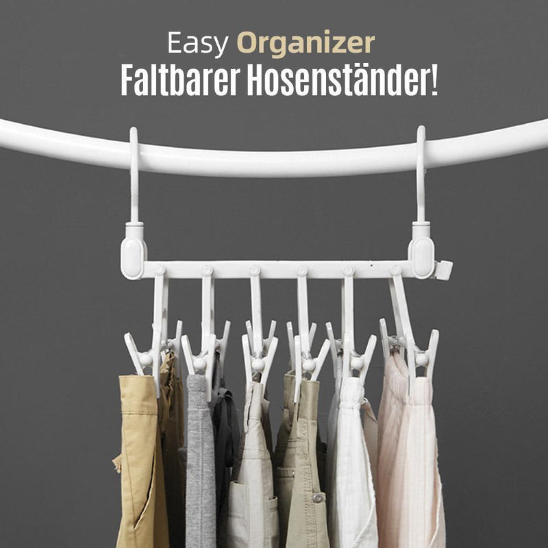 Faltbarer Kleiderbügel und Hosenständer