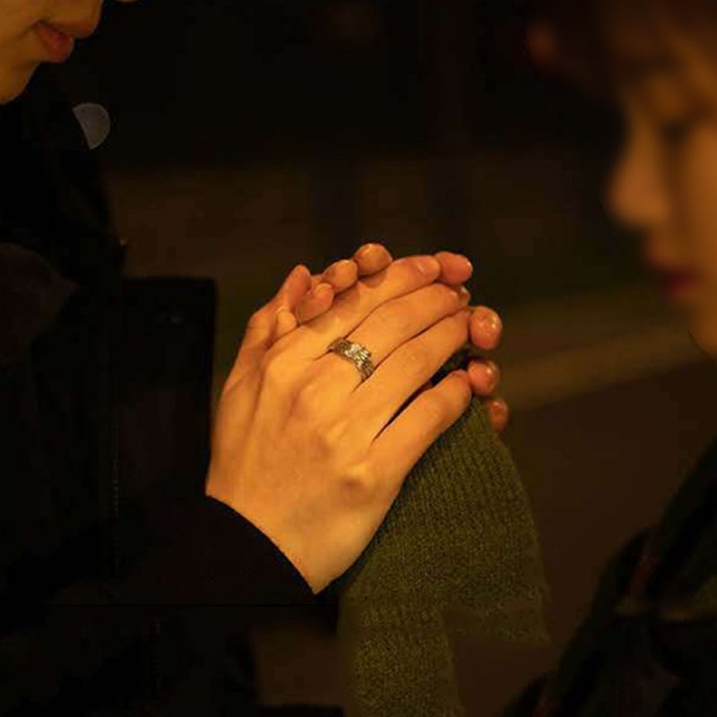 Charmanter Engelsflügel-Ring