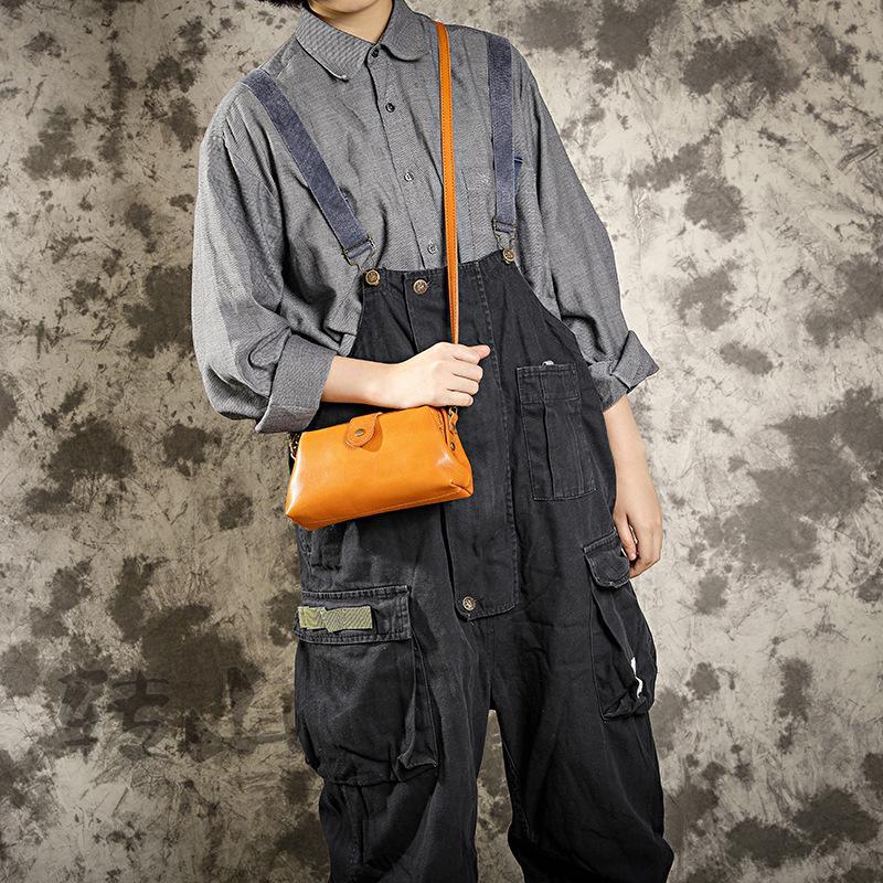 Vintage handgemachte Ledertasche