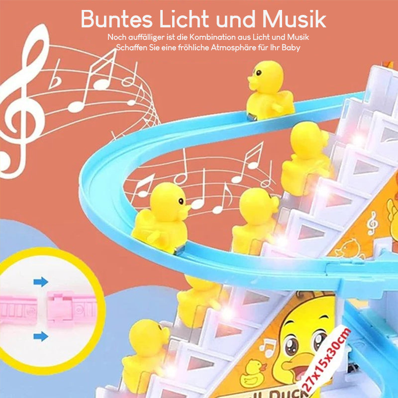 🌞Elektrische Enten Slide Track mit Licht und Musik🌞