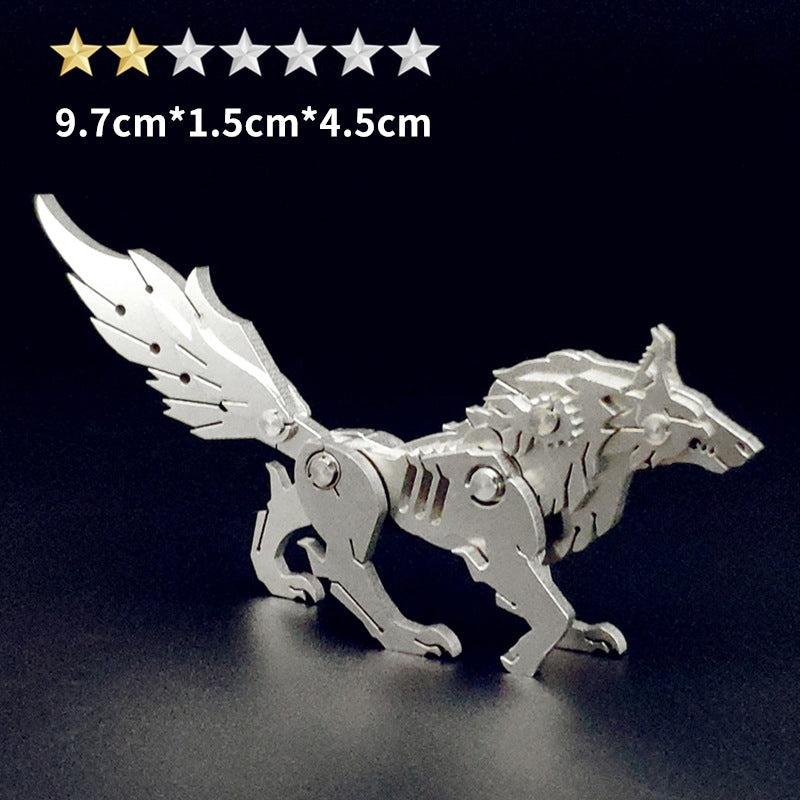 3D Metall Maschinen Zusammengebautes Spielzeug