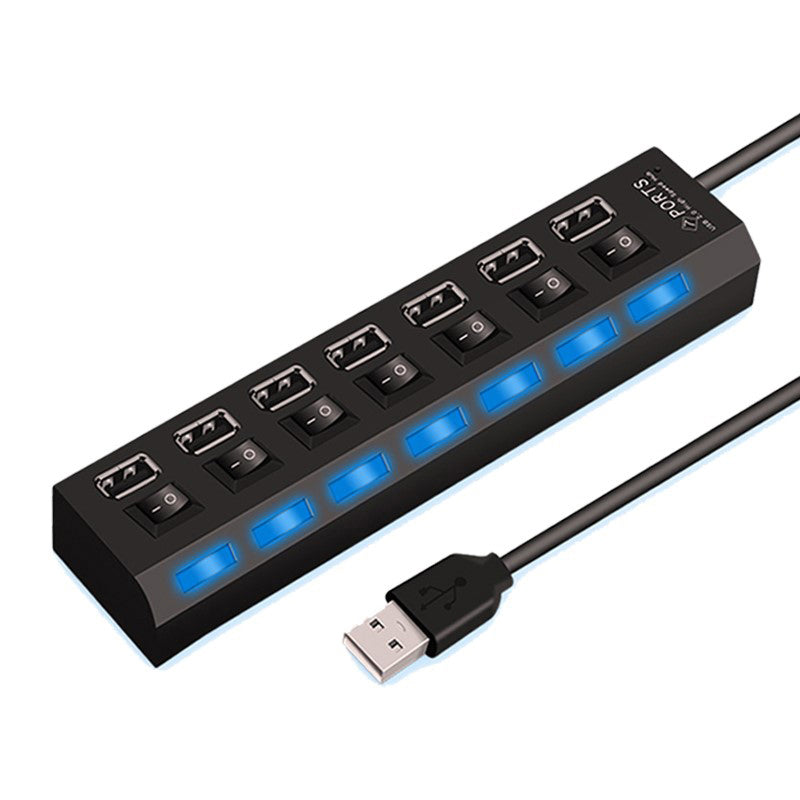 Hochgeschwindigkeits-USB 2.0-Hub-Netzteil , 4/7-Port Hub-Anschlüsse Ein/Ausschalter