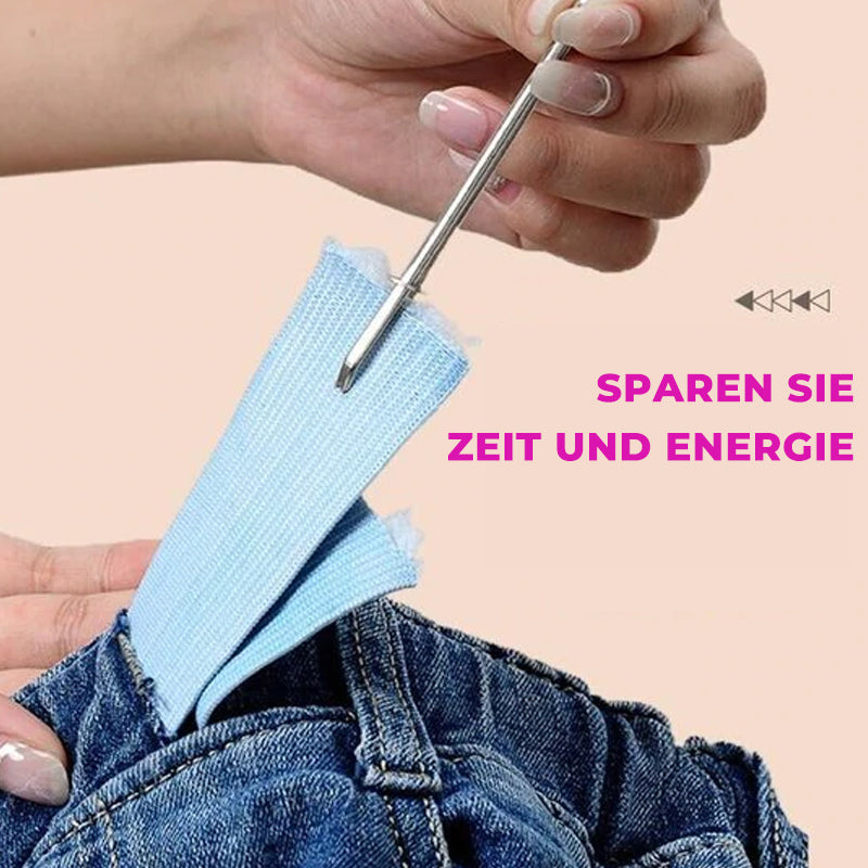 DIY Seilführung Elastische Nadel Nähdienstprogramm (2 Stück)