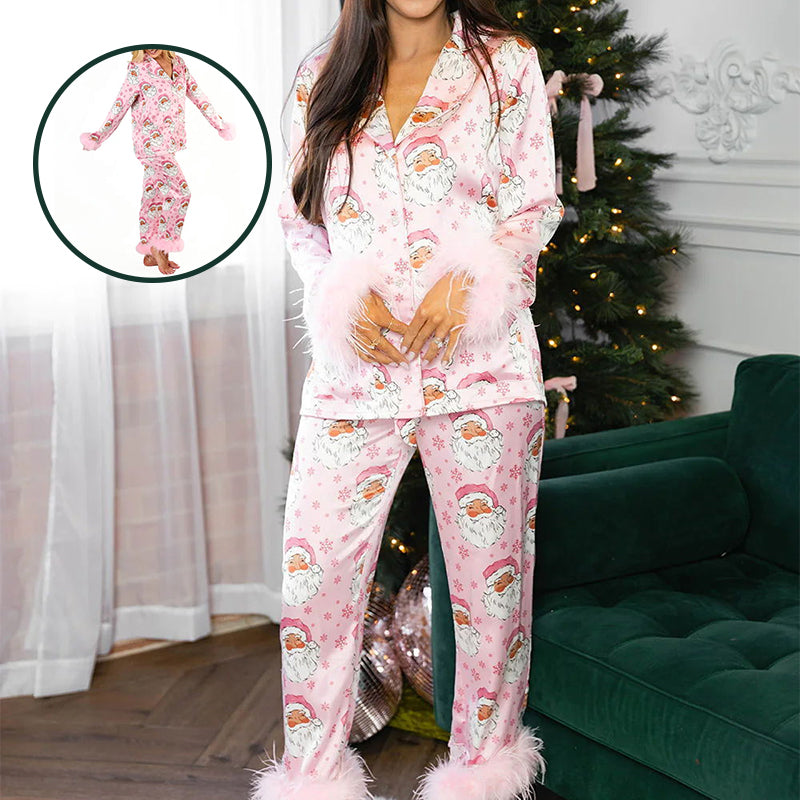 💝Weihnachtsmann-Pyjama-Set