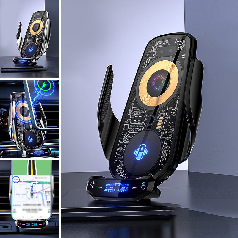 Drahtlose Lade Auto Stummschalt Handy-Navigationshalterung