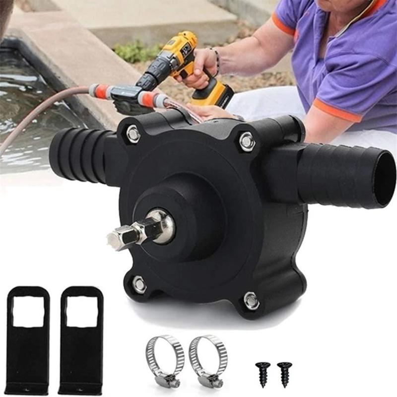 💦Selbstansaugende Wassertransferpumpe mit Handbohrantrieb💦