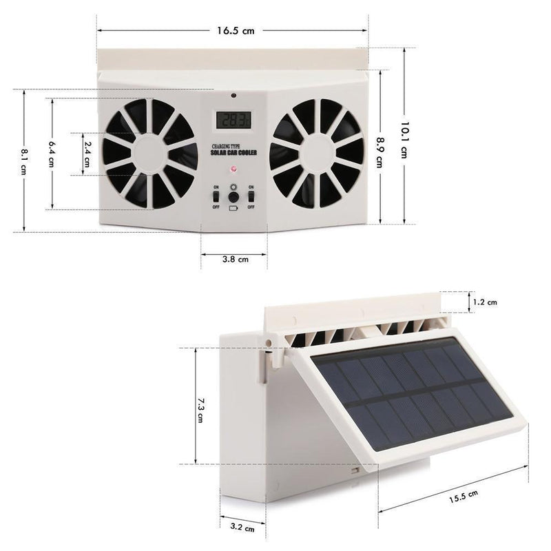 Solarbetriebener Auto-Kühlerlüfter