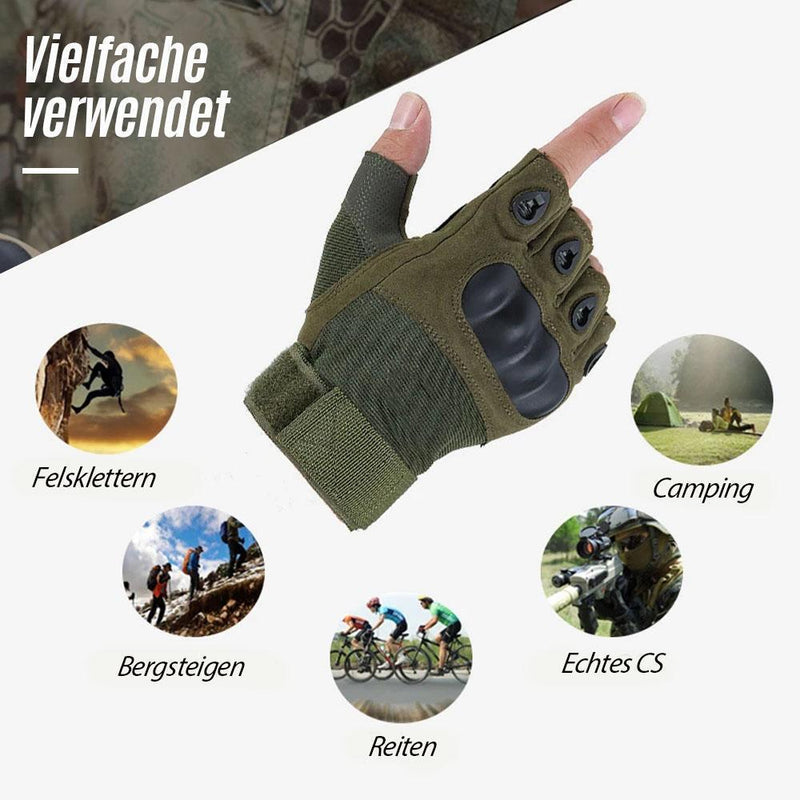 Taktische Handschuhe Fingerless Rutschfeste Halbe Fingerhandschuhe
