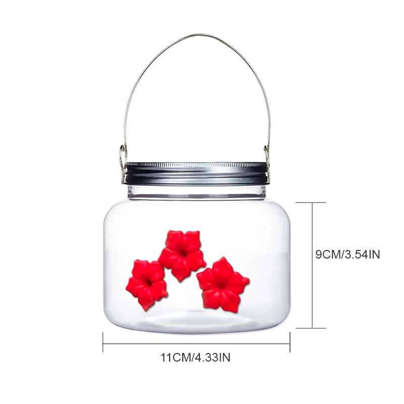 Wunderschöne Einmachglas Kolibri-Futterstation