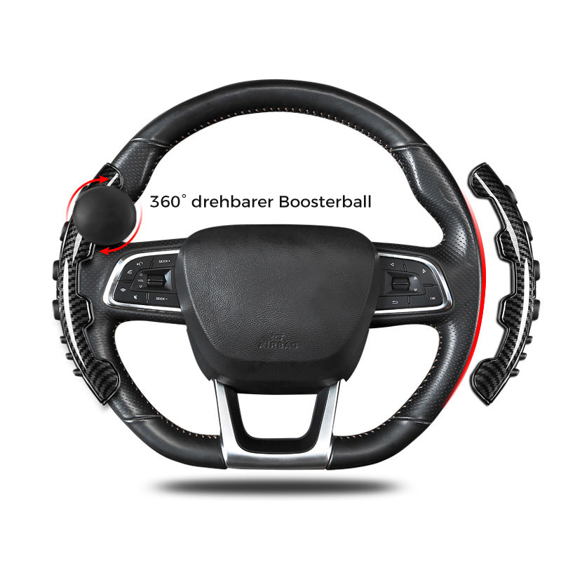 Rutschfeste Lenkradabdeckung aus Kohlefaser