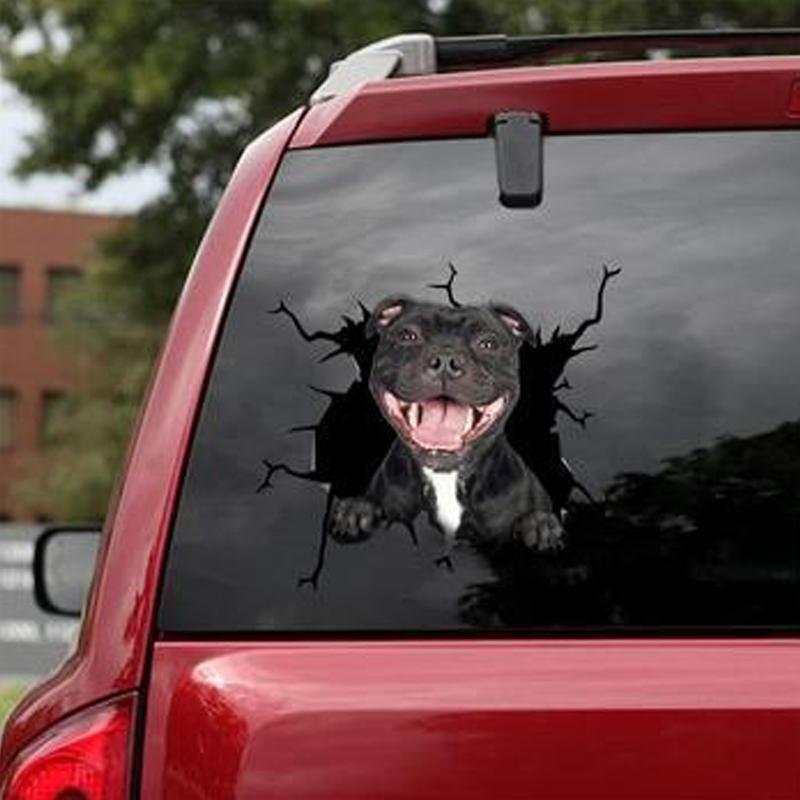 Auto Fenster Hund Aufkleber