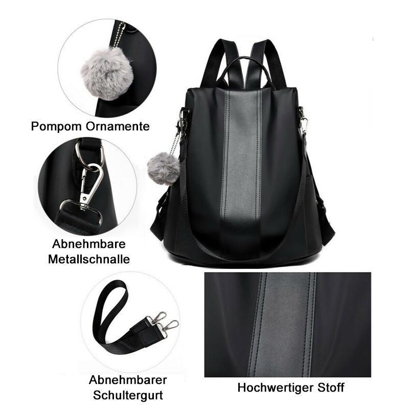 Bequee Antidiebstahle Doppelschultertasche