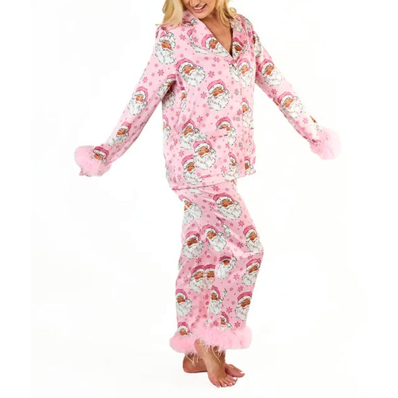 💝Weihnachtsmann-Pyjama-Set