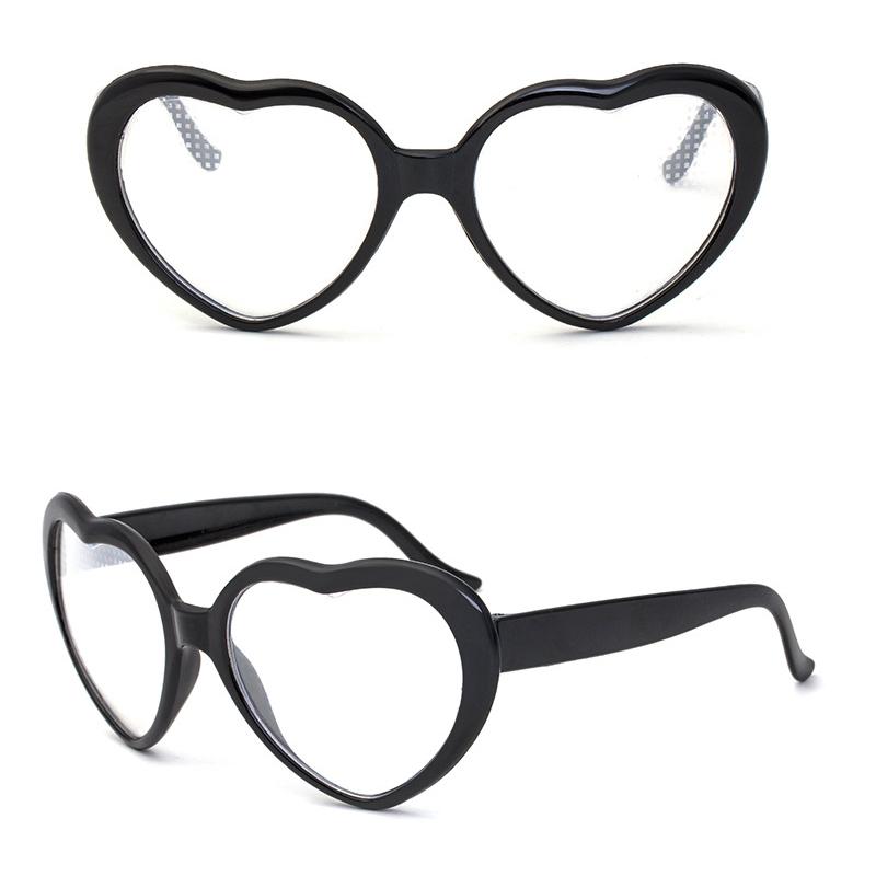 Große übergroße herzförmige Sonnenbrille für Frauen