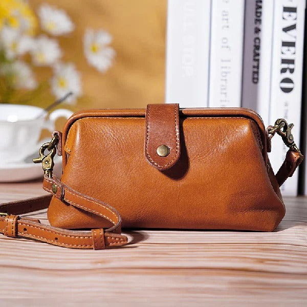 Vintage handgemachte Ledertasche