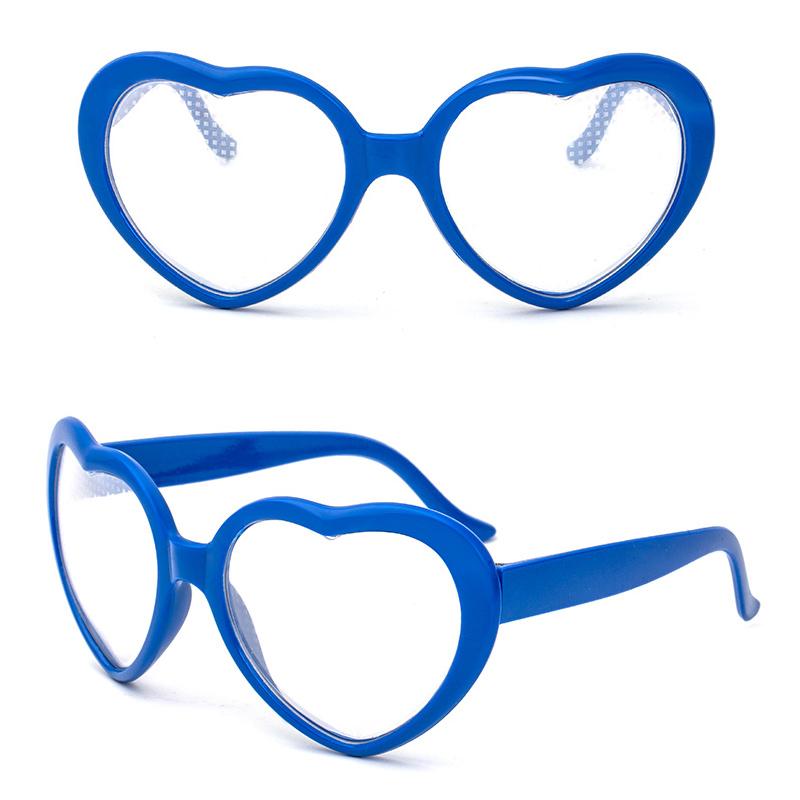 Große übergroße herzförmige Sonnenbrille für Frauen