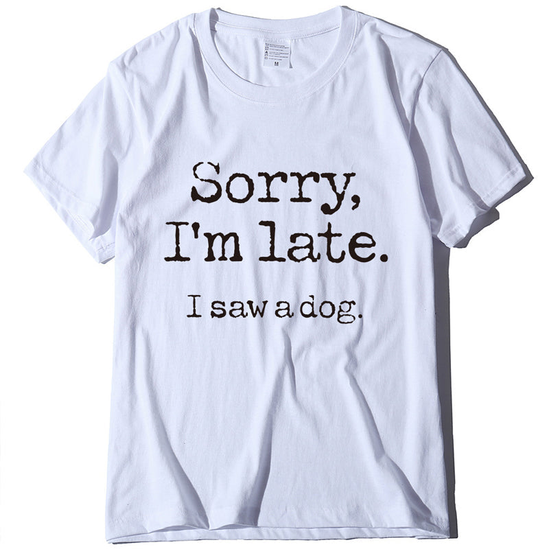 Lässiges T-Shirt Mit Rundhalsausschnitt