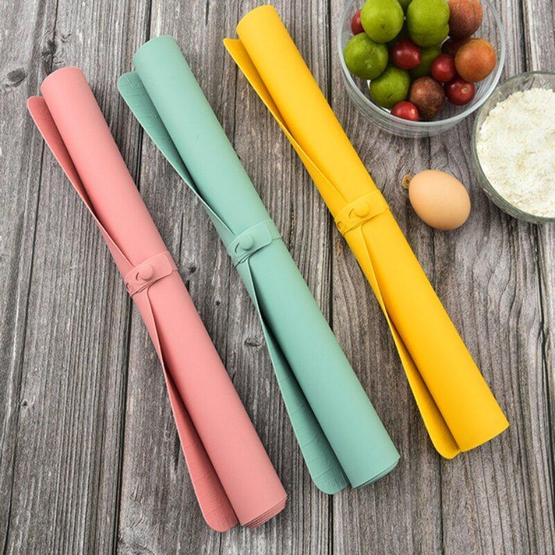 Übergroße Küchenhelfer Roll-Up-Gebäckmatte aus Silikon Mit Messungen
